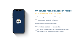 Gérez votre contrat santé depuis l’application Gan Santé